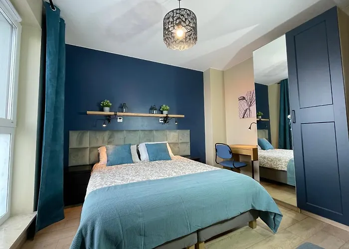 公寓 Superior Baltea 3 Rooms, 2 Bedrooms, 800m, Air Condition! 格但斯克